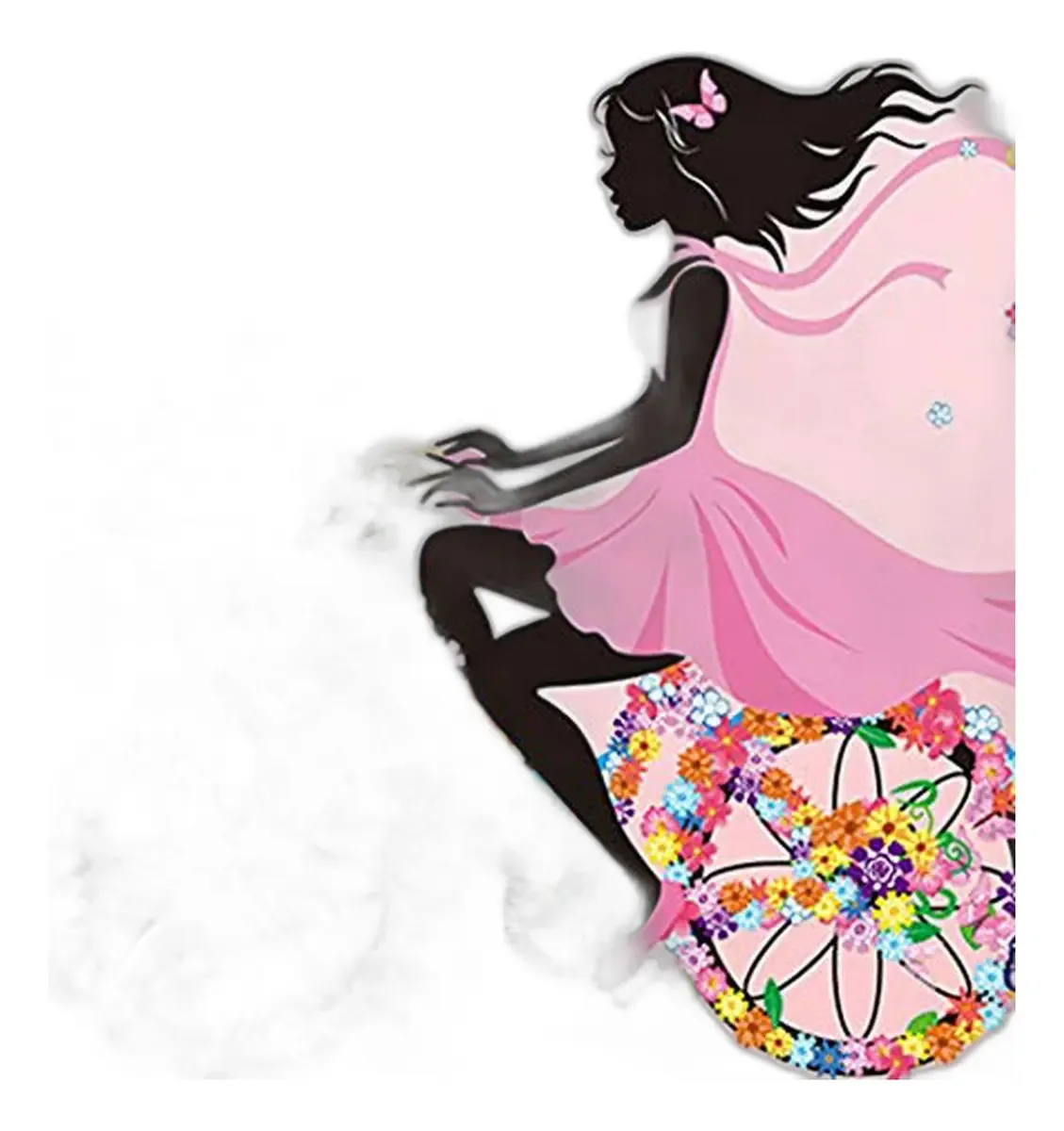 Adesivos decorativos para meninas com borboletas e flores