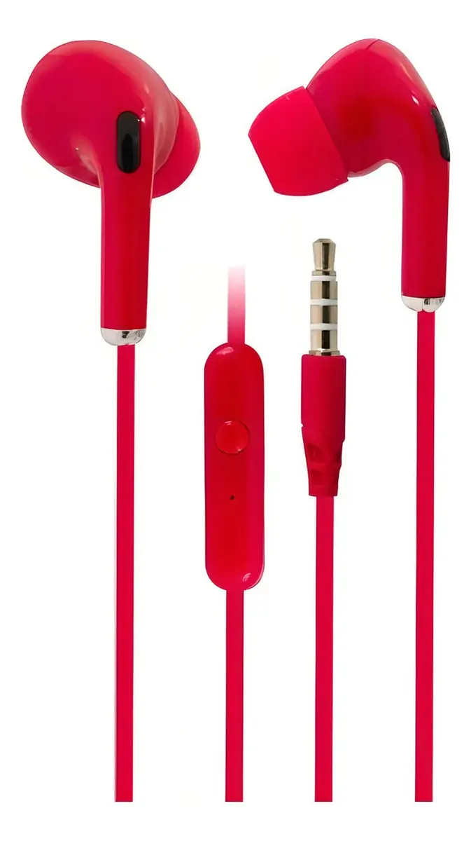 Fones de ouvido viva-voz com fio Super Bass /e Red