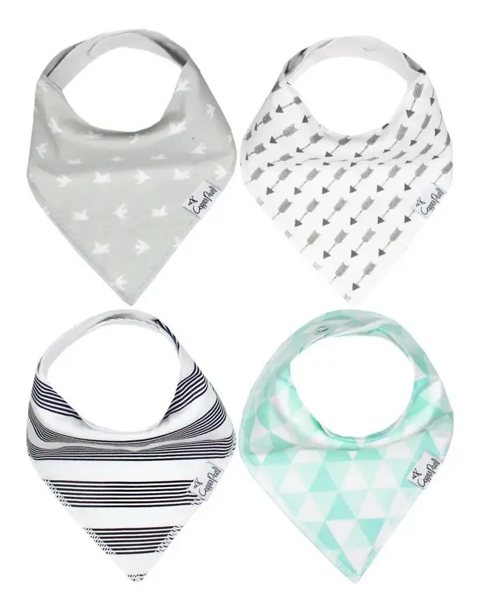 Conjunto de babadores de bebê Bandana Tribe Copper Pearl