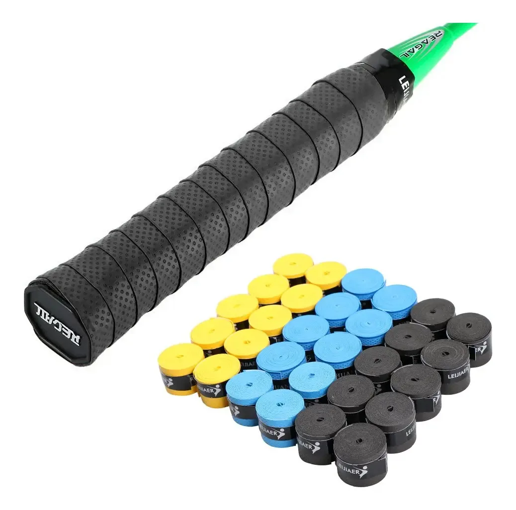 Pacote De 30 Peças Overgrips Para Raquete De Tênis Fita Antiderrapante De Suor Envoltórios Raquete De Badminton Sobre Grip Vara De Pesca Faixa De Suor Daerzy