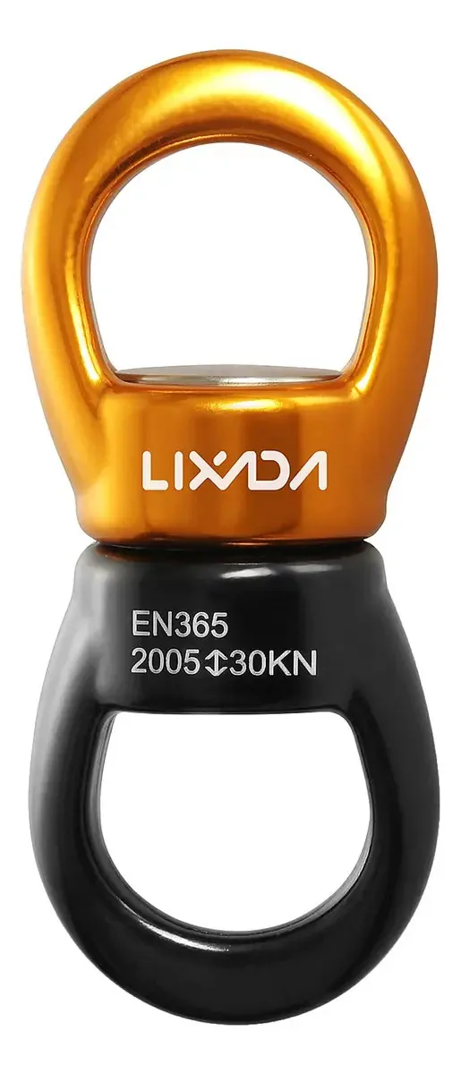 Swing Swivel 30kn Dispositivo Giratório Mais Seguro Spinner Spinner Mosquetão Giratório Cordas de Escalada Giratórias para Configuração de Balanço de Árvore de Rede
