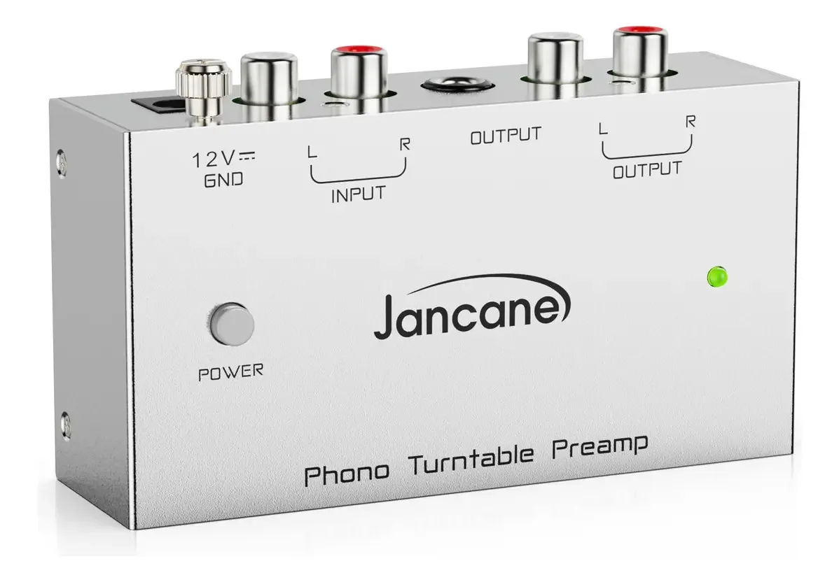 Pré-amplificador de mesa giratória Phono, pré-amplificador Tel