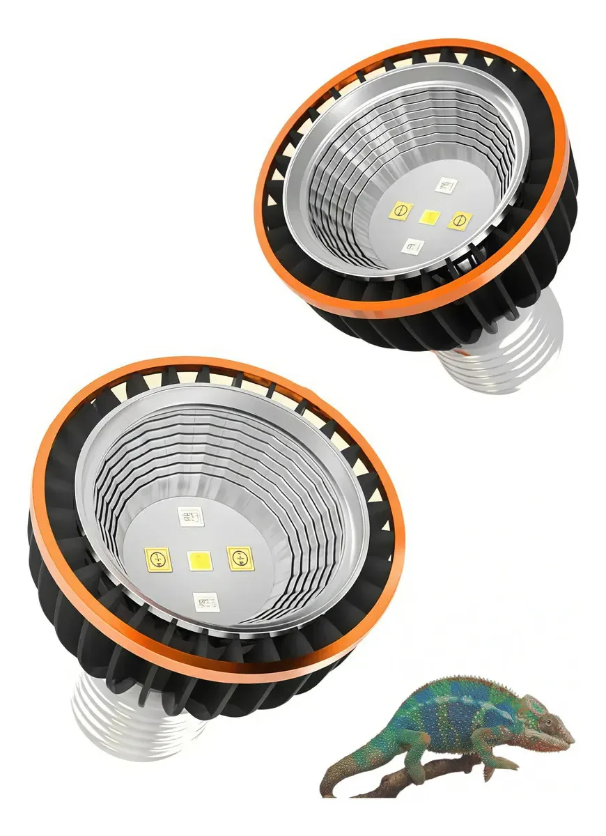 Lâmpada Led Uvb 10.0 De 3w Para Répteis Do Deserto