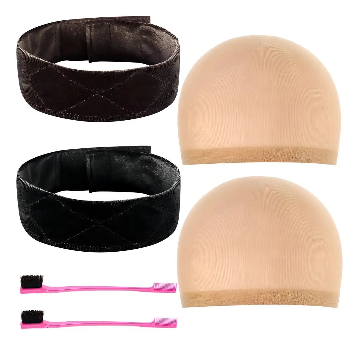 Conjunto de 6 peças de veludo para o Halloween, 2 peças de
