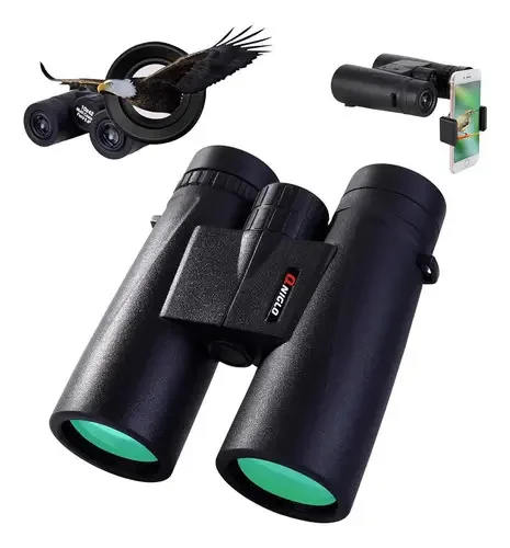 Binóculos Qniglo para adultos com adaptador fotográfico