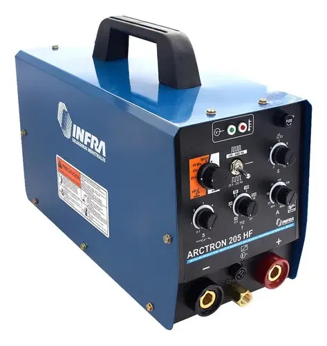 Máquina de solda Infra Arctron 205 Hf 3489 Tig cor azul