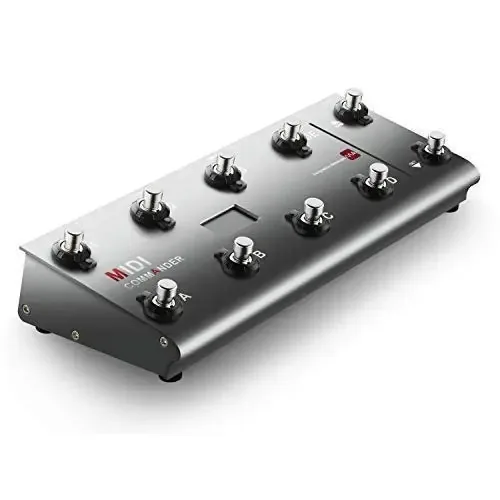 Controlador MIDI Pad Meloaudio MIDI Commander com 2 Entradas de Pedal