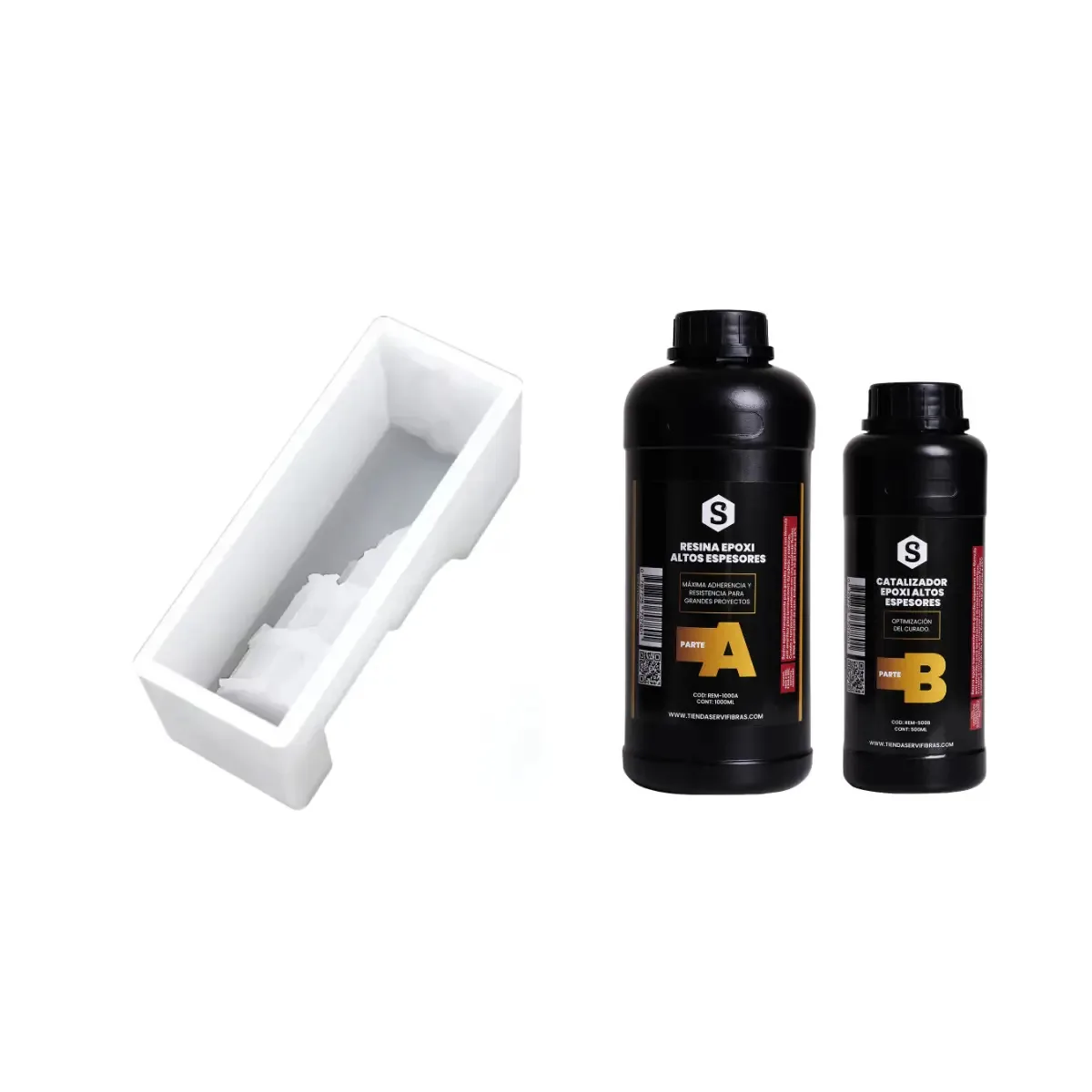 Combinação de moldes retangulares de silicone de arquitetura nórdica e romana + combinação de resina epóxi transparente de alta espessura de 1,5 l para arte e decoração