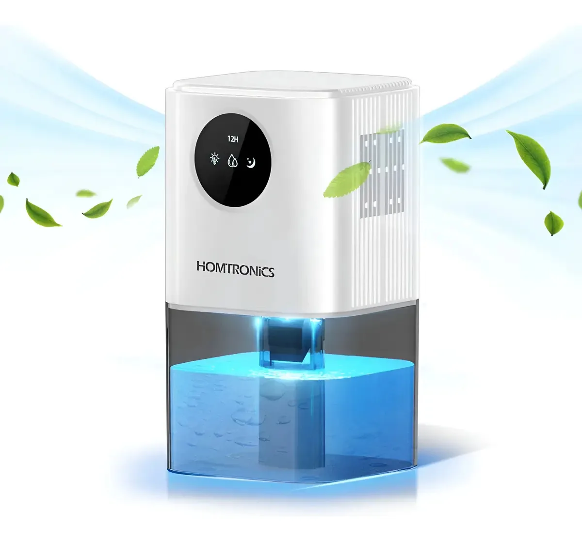 Desumidificadores elétricos domésticos 1700ml Led 7 cores brancos