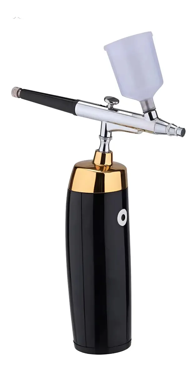 Kit Aerógrafo Galletz Cordless Preto com Compressor 2 Velocidades 40mL