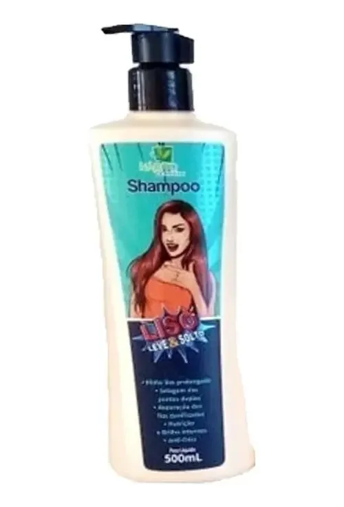 Shampoo Hábito Cosméticos Liso Leve E Solto