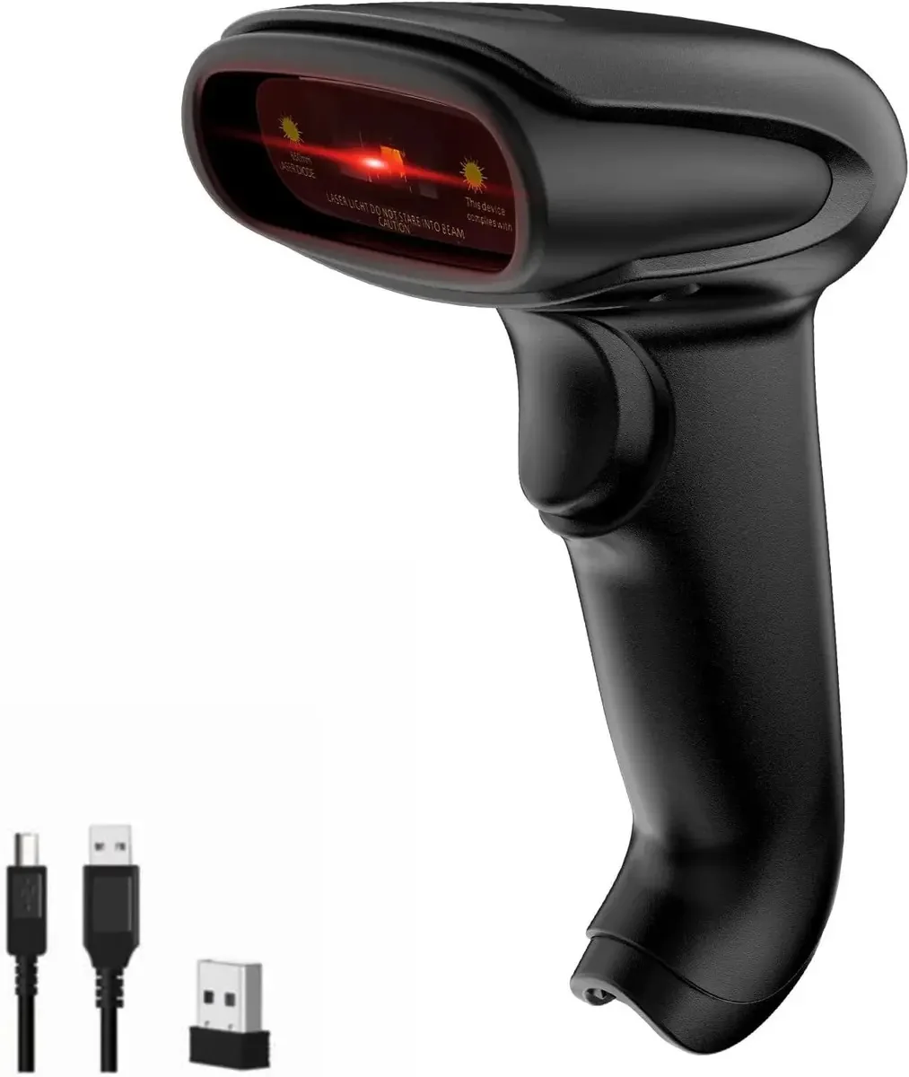 Leitor de código de barras Symcode MJ-2030-B USB 1D preto