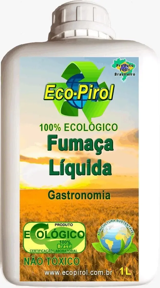 Tempero De Alimentos Fumaça Líquida Gastronomia Ecopirol 1l