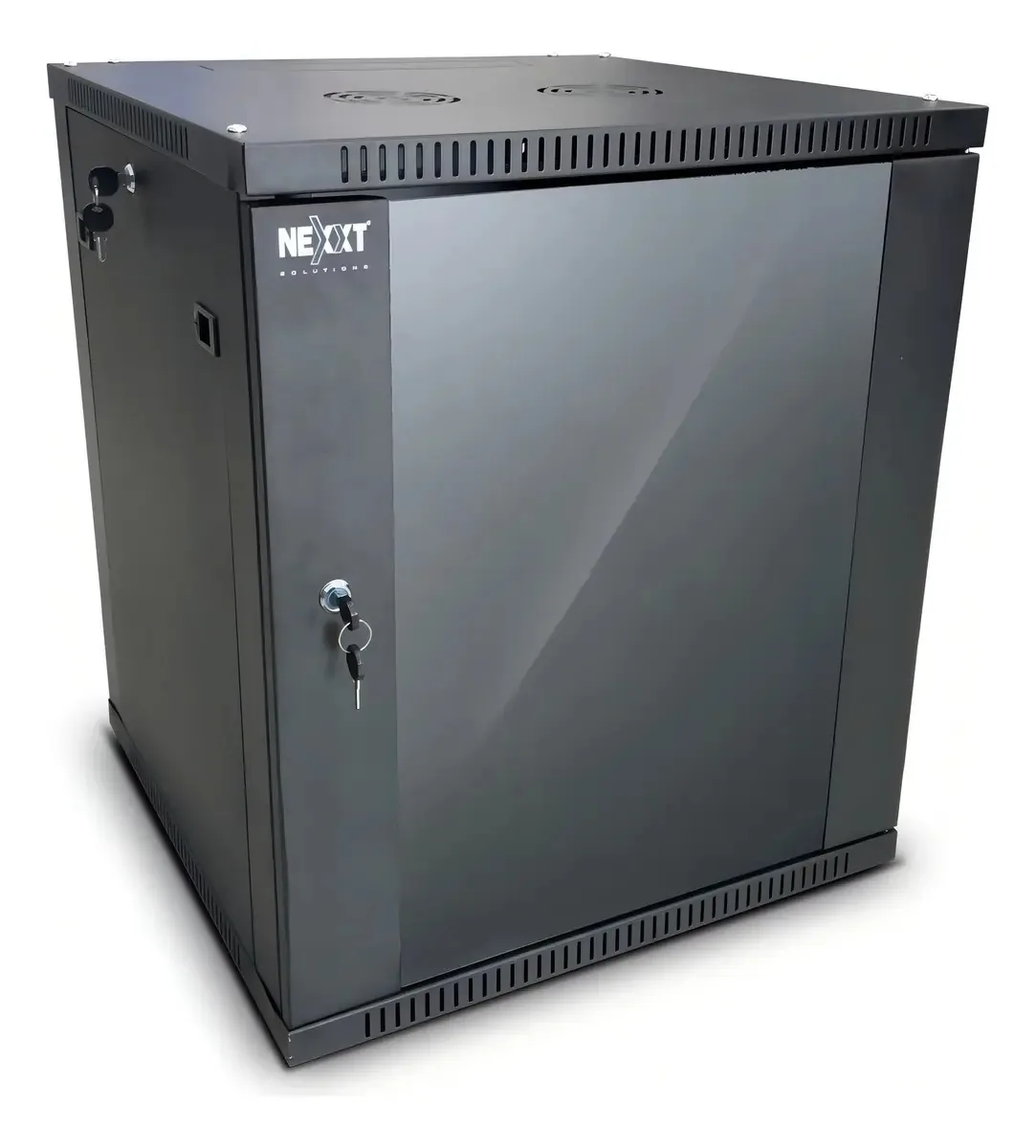 Armário de parede Nexxt Solutions 19 15u até 60 kg preto/vc