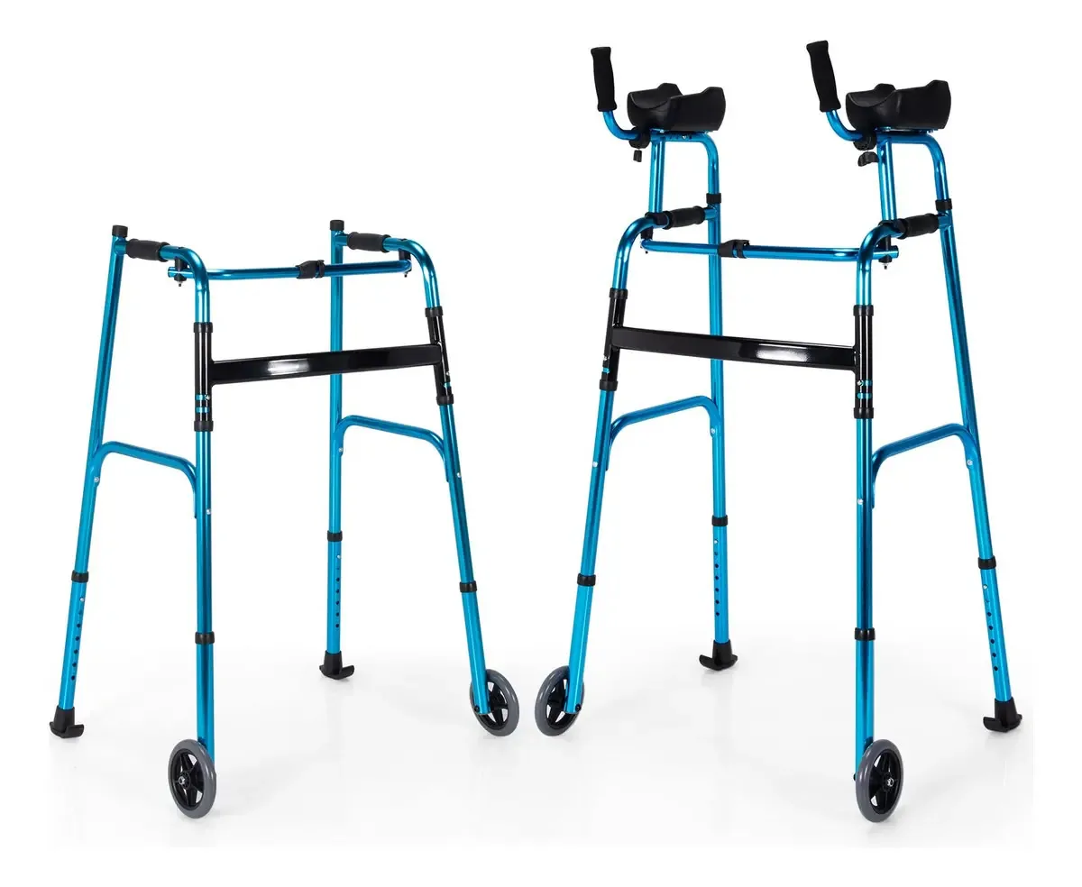 Andador de plataforma dobrável Sporfit, auxiliar de caminhada