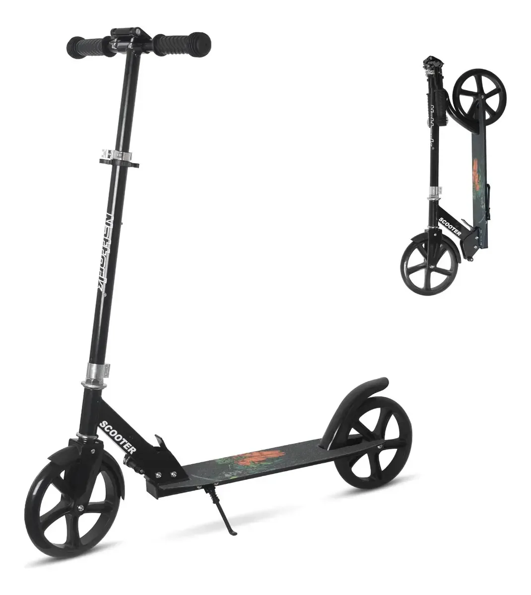 Scooter ajustável dobrável Nattork para crianças e adultos