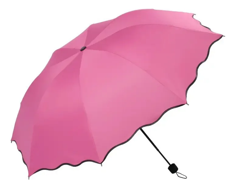 DONGTIAN CLASSIC UMBRELLA SALES Guarda-chuvas rosa vermelho com design de pvc