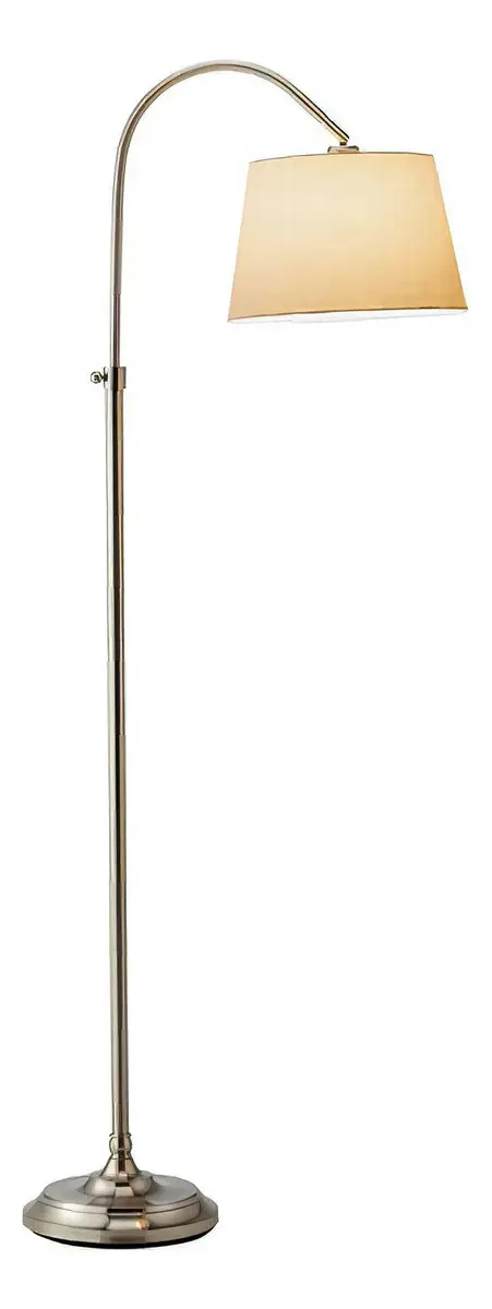 Luminária de chão Adesso Capo 3188 Aço acetinado, 31