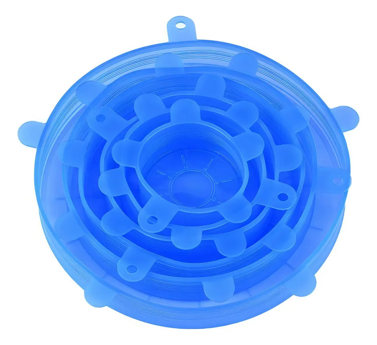 Kit De Tampas Tampa Tudo Ecológicas Silicone (6 Un)