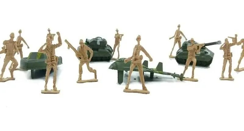Soldiers Plastic Toy Combat Soldiers Doll Car +50