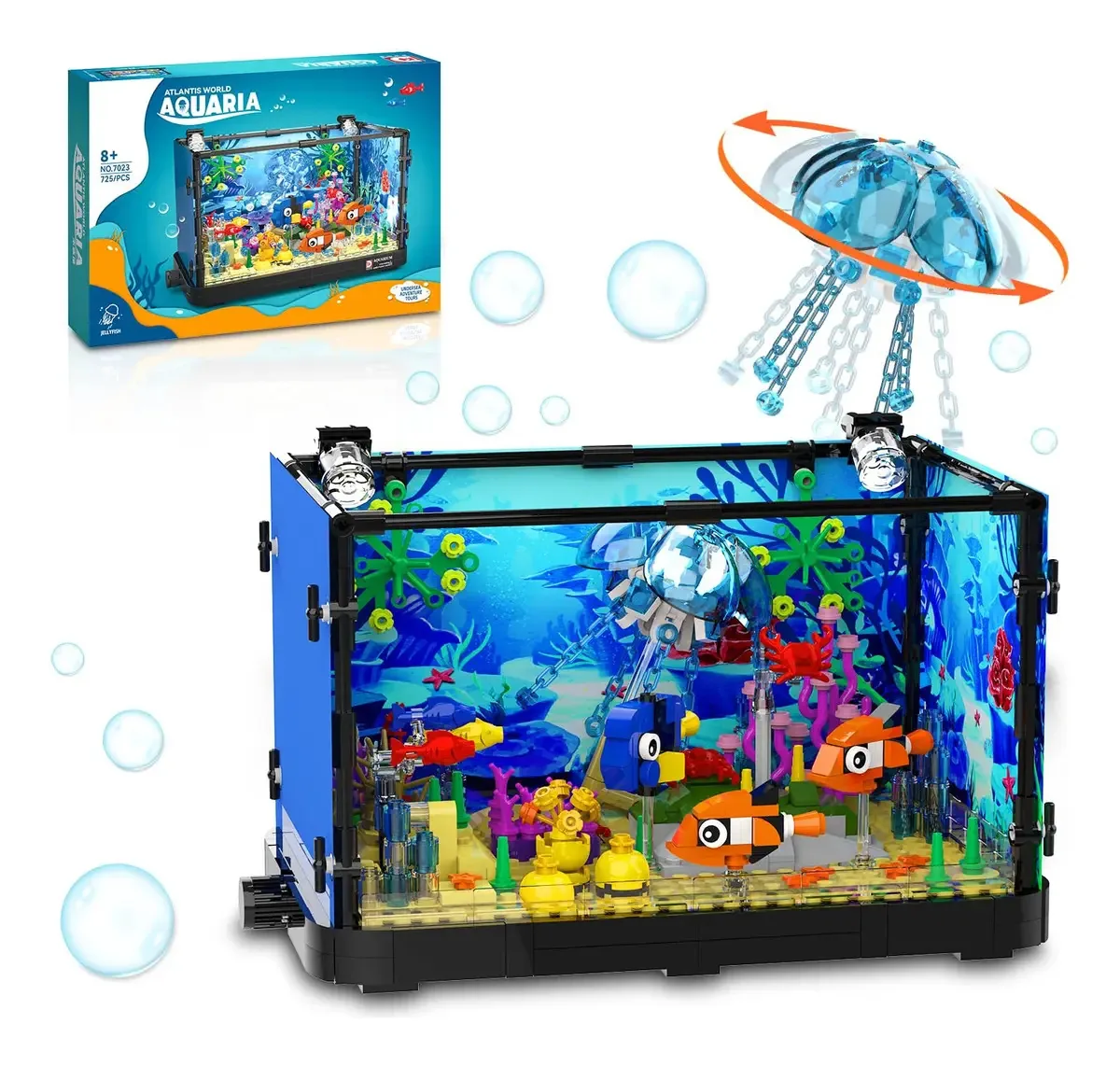Conjuntos de construção de tanques de peixes Nubee, aquário com kits