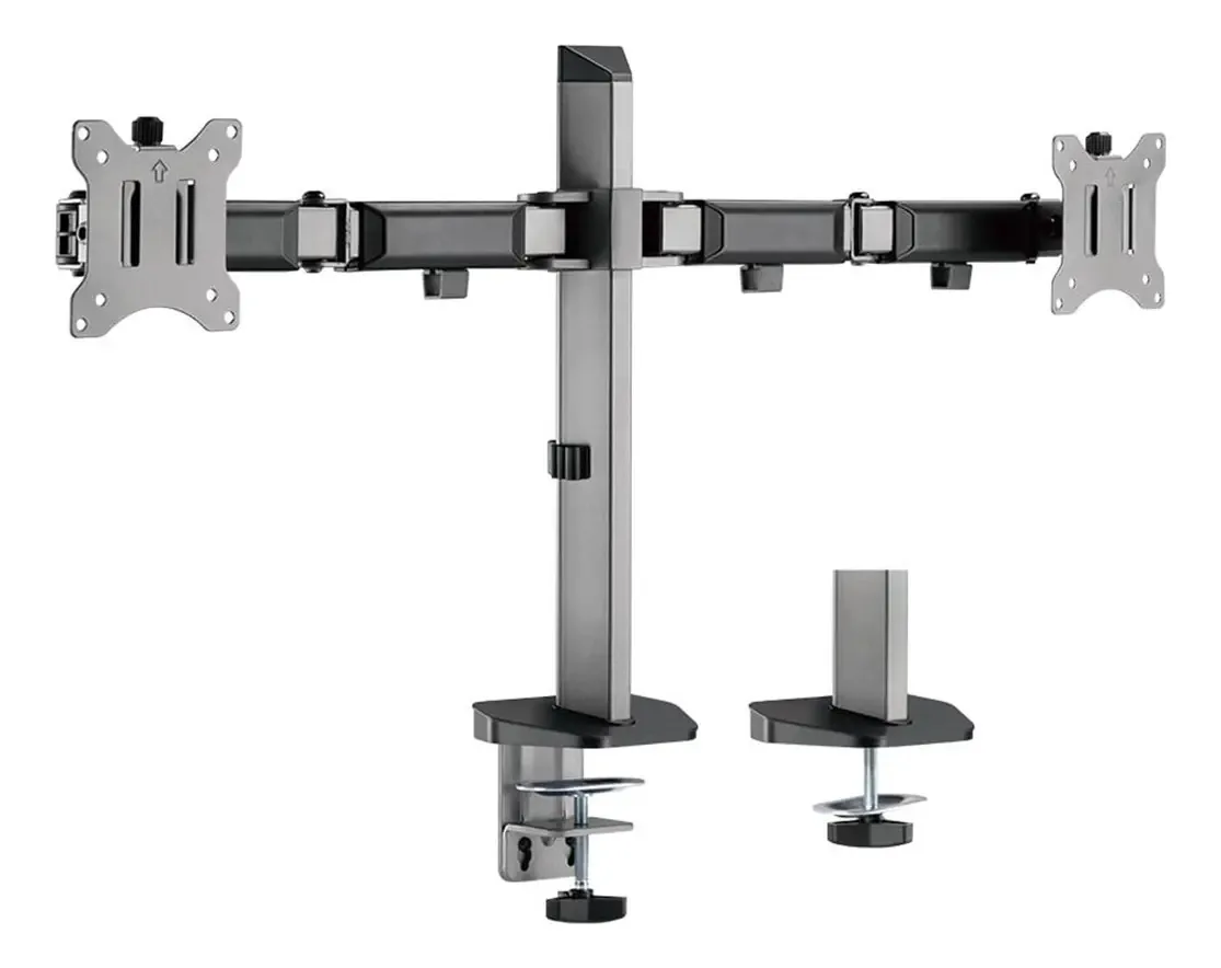Suporte de braço articulado Linkon para 2 monitores de mesa