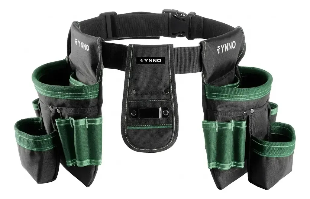Estojo de cartucho Rynno com porta-ferramentas duplo preto/verde