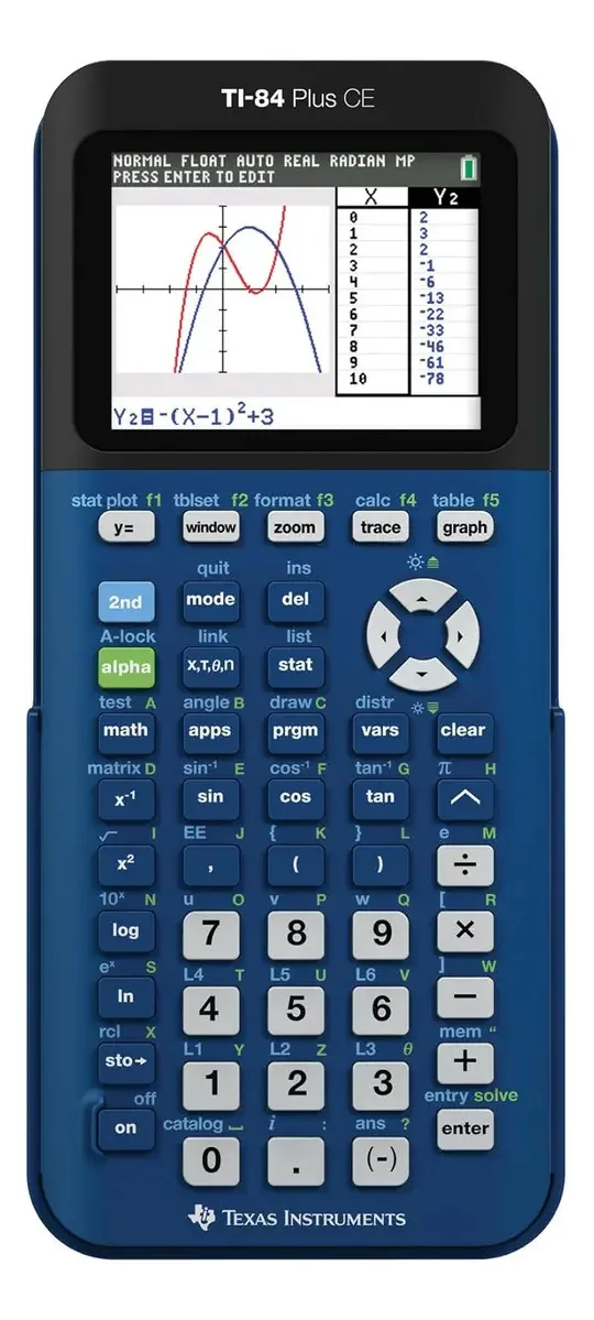 Calculadora gráfica Texas Instruments Ti- 84 Plus Ce Denim