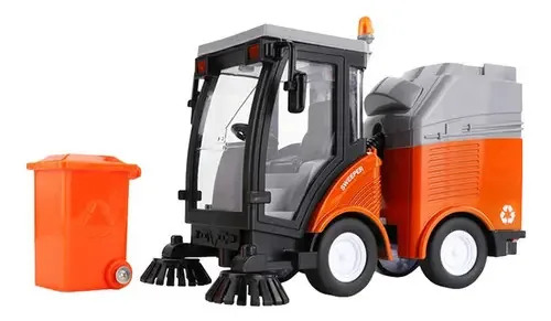 Road Sweeper Car Garbage Truck Simulation Model Kids [u