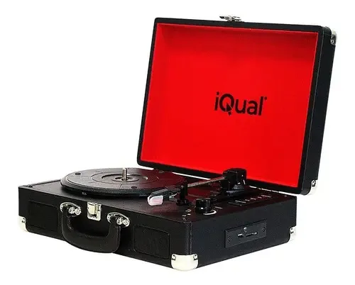Toca-discos USB vintage portátil Noga Vinyl Bluetooth