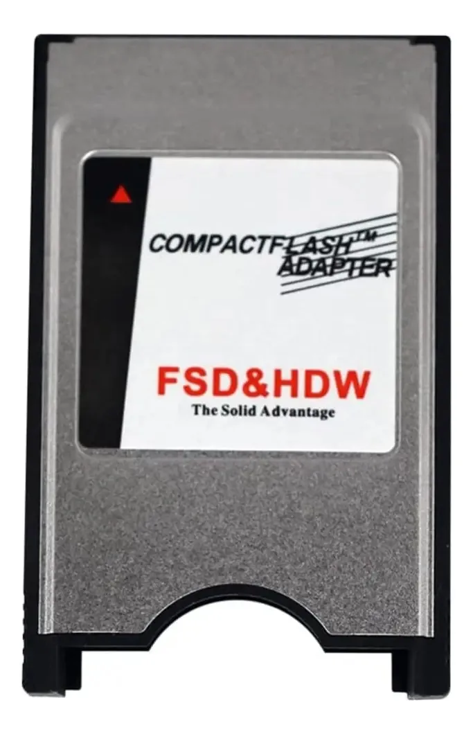 Adaptador Compactflash para PC, portátil, Pcmcia, cartão de memória Compact Flash para PC, leitor de cartão CF, CNC