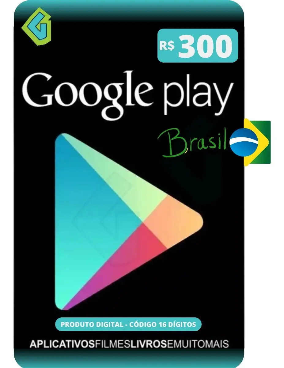 Cartão Gift Card Google Play Reais Br Android