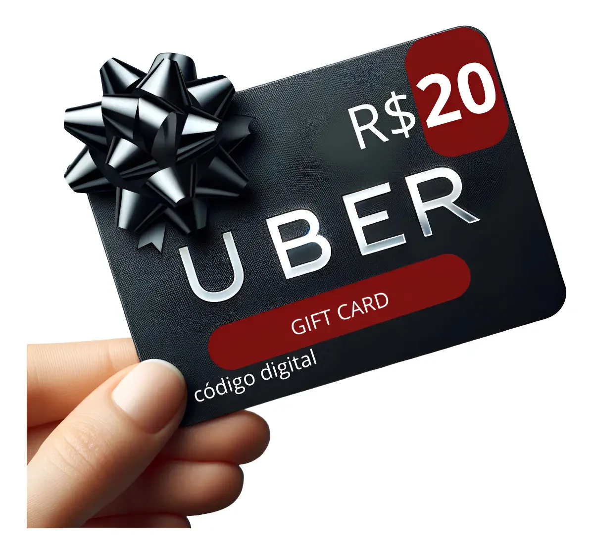 Gift Card Uber R$20 Reais Digital Transporte Brasil Todo
