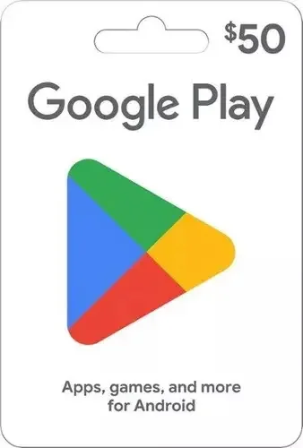 Giftcard Google Play 50 Reais