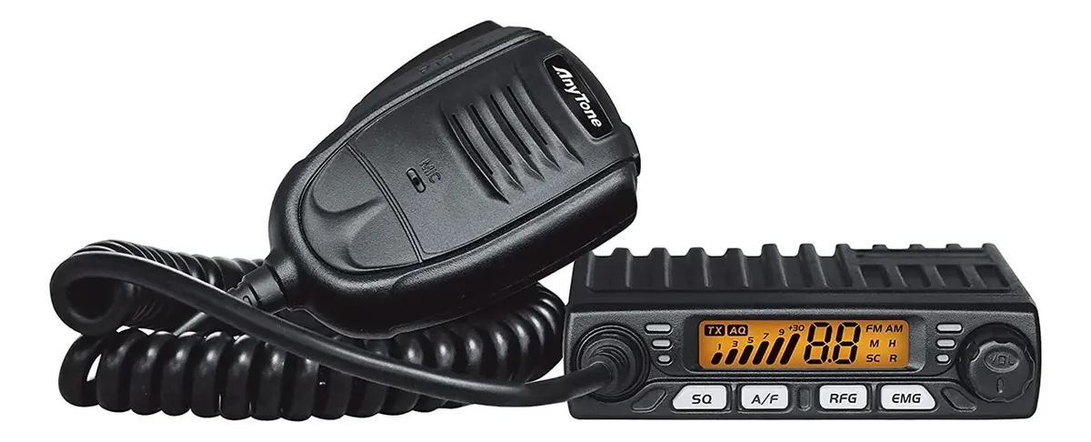 Anytone Rádio Inteligente De 10 Metros Para Caminhão, Tamanho Pequeno, Potência Am Pep De Mais De 16 W
