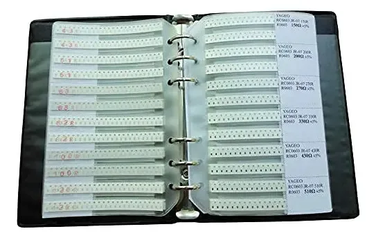 Kit Combo 3800pcs Resistores E Capacitores Smd 0603 15pf-2.2