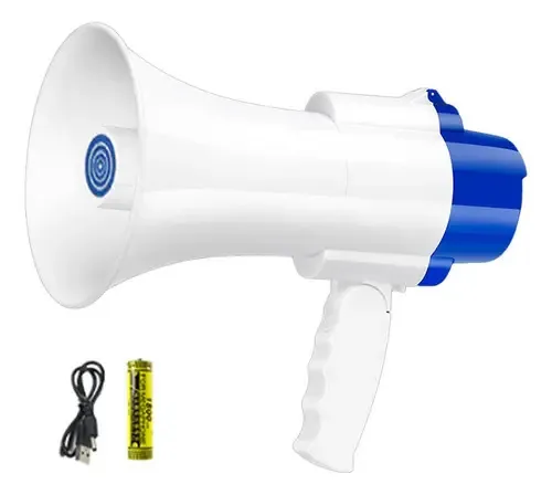 Megafone Bluetooth com gravador e sirene USB Water