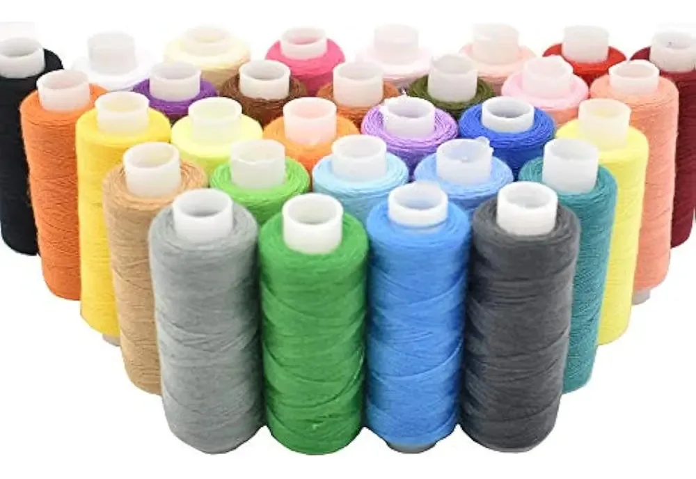 Linha de costura, máquina de costura industrial e personalizada de 30 cores