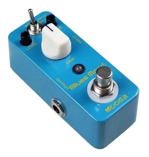 Pedal Mooer Blues Mood Overdrive para Guitarra, Azul-celeste