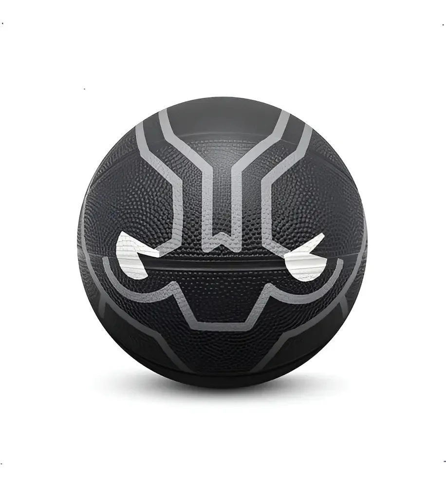 Bola Basquete Roppe Pantera Negra Tam3 Borracha Preto