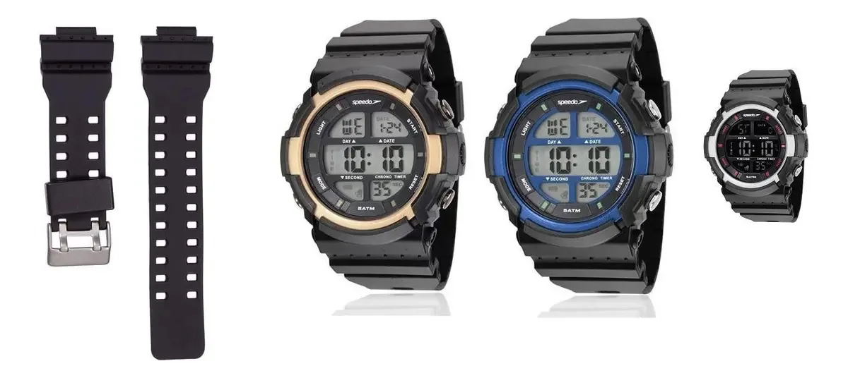 Pulseira Speedo 81164g0evnp1 Borracha