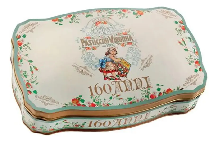 Lata Com Biscoitos Finos 160 Anni Virginia 200g