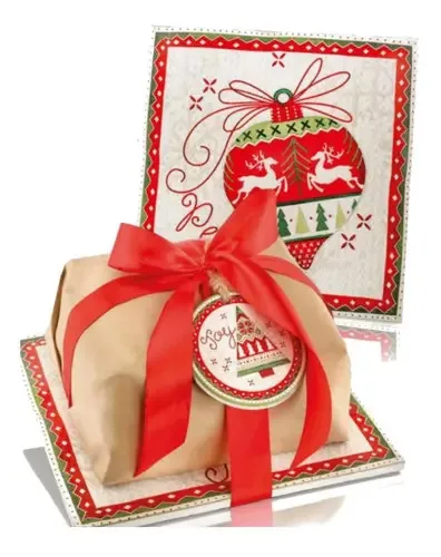 Panettone Tradicional Com Gift Natalino Virginia 1 Kg