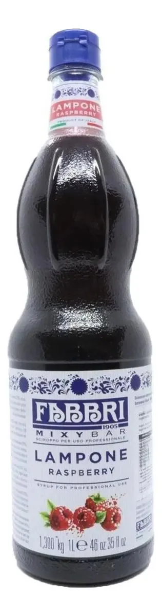 Xarope Fabbri Mixybar Sabor Lampone (Framboesa) 1000ml