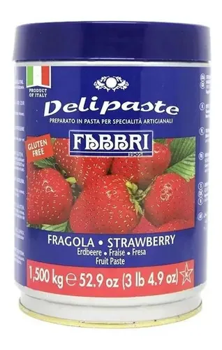 Delipaste Fragola/morango 1,5k Fabbri