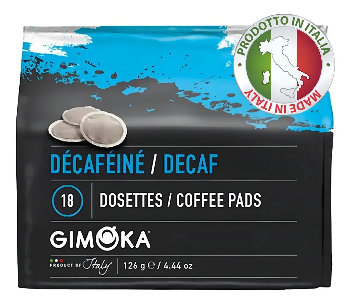 Sachês Café Descafeinado Senseo Gimoka 18 Unid.