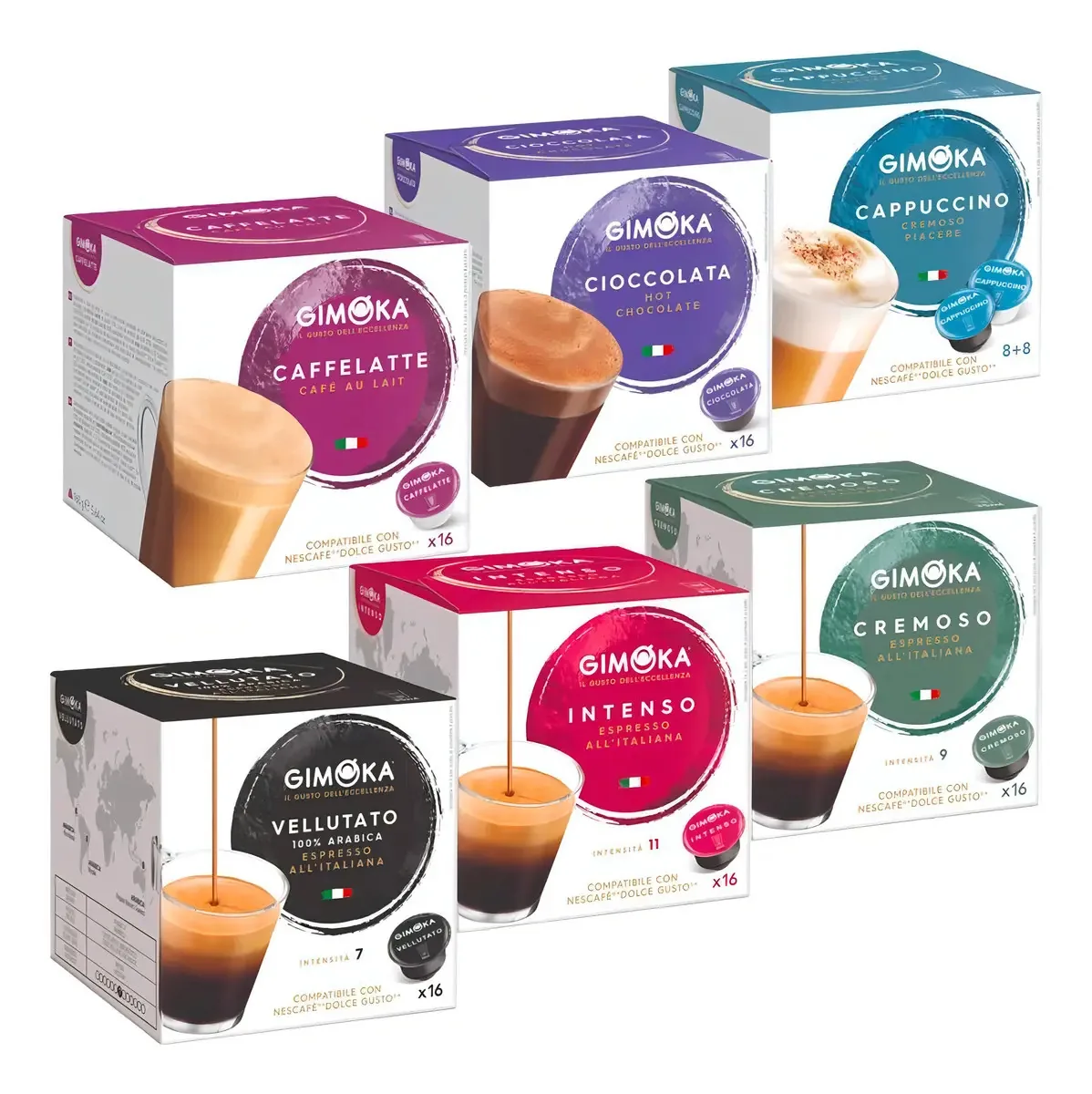 Kit Cafés Cafeteira Dolce Gusto , Cappuccino , Chocolate