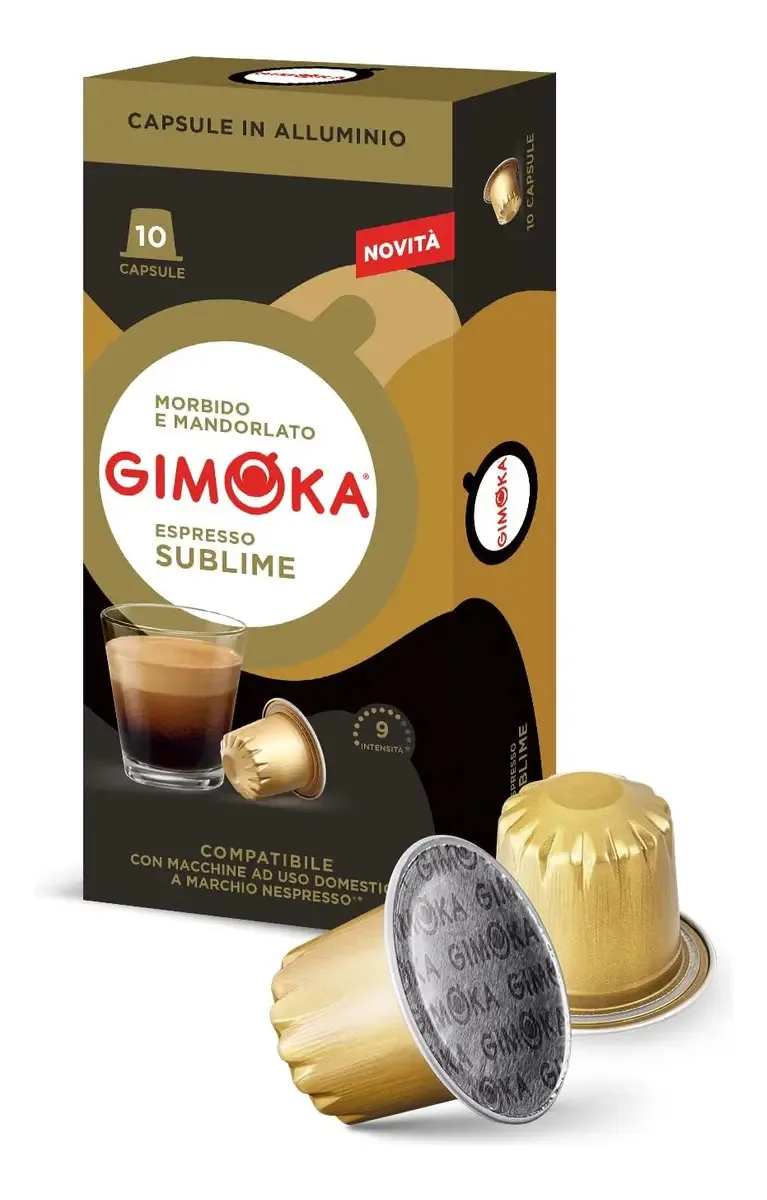 Capsula Café Nespresso Sublime Gimoka Aluminio