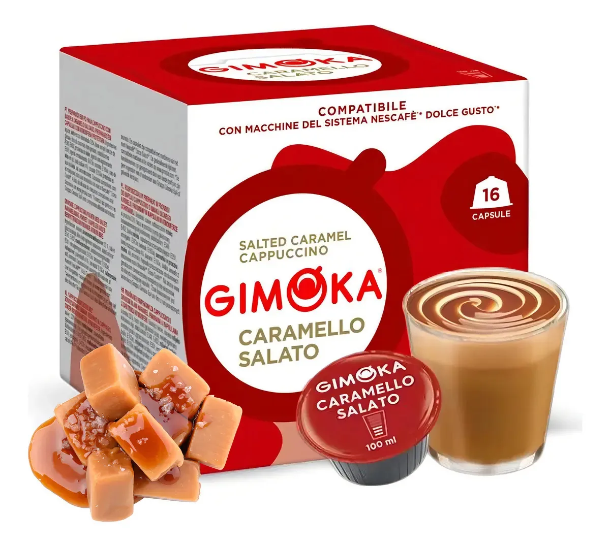 Café caramelo salgado en cápsula Gimoka