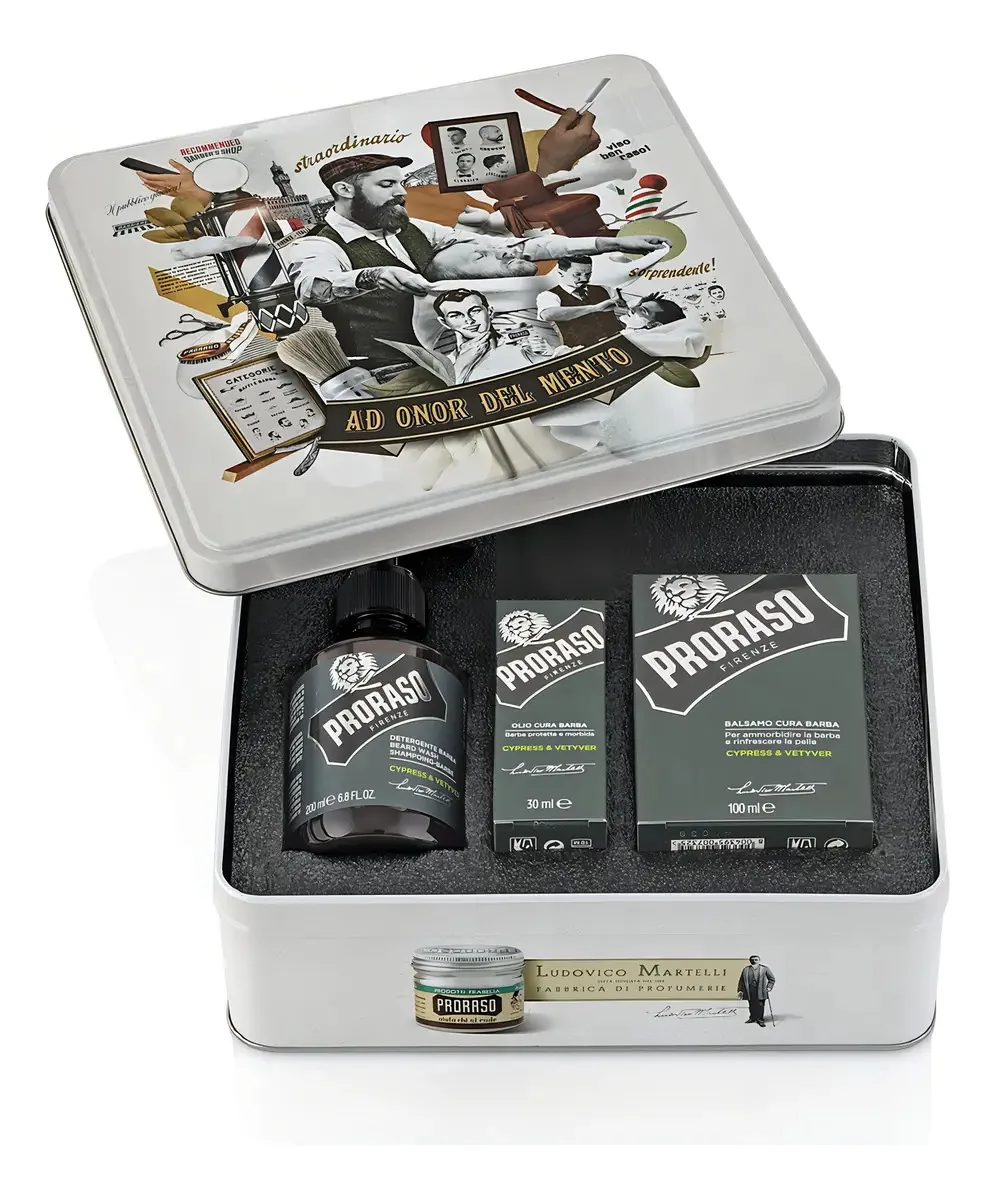 Kit de barbear Proraso Cypress & Vetyver